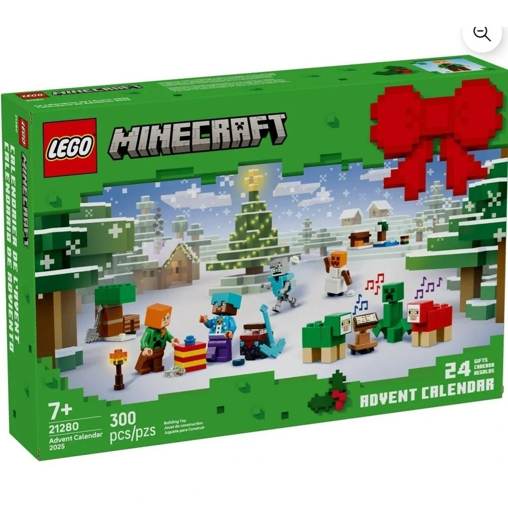 LEGO Minecraft 24 Days Winter Christmas Advent Calendar 2025 (21280)